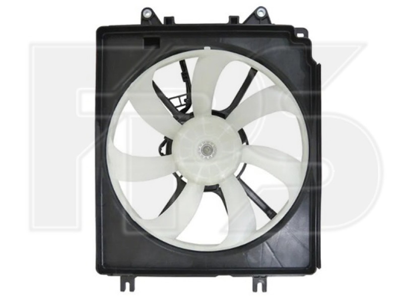 Вентилятор кондиціонера з дифузором правий Honda CR-V 17- (Тайвань) 1.5 TURBO / 2.4