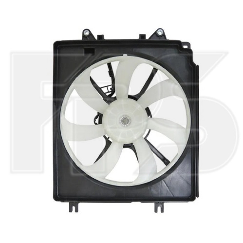 Вентилятор кондиціонера з дифузором правий Honda CR-V 17- (Тайвань) 1.5 TURBO / 2.4