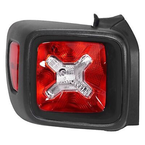 Ліхтар задній лівий Jeep Renegade 14- (Китай) LED, чорна рамка 68256062AA