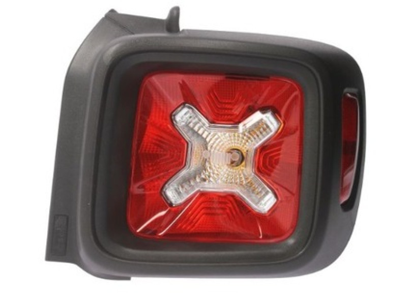 Ліхтар задній правий Jeep Renegade 14- (Depo) LED, чорна рамка