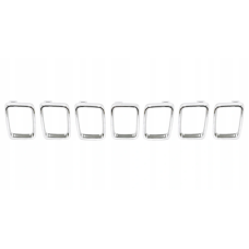 Молдинги решітки радіатора Jeep Compass 17-21 (Тайвань) комплект 68405259AA