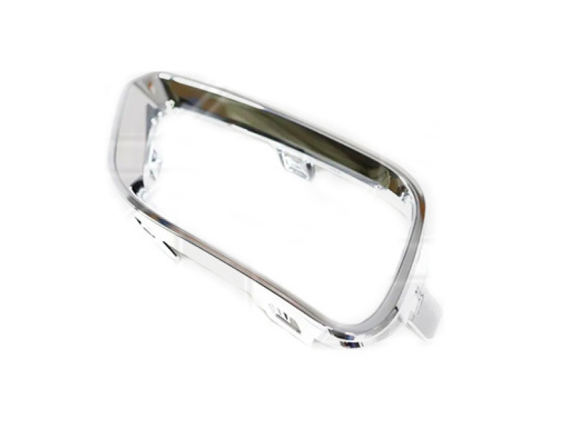 Накладка решітки переднього бампера ліва Jeep Cherokee KL 18-21 (Тайвань) хром