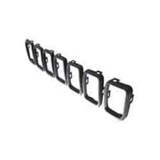 Окуляри решітки радіатора Jeep Compass 17-21 (Тайвань) комлпект, чорні 6LT85TZZAA