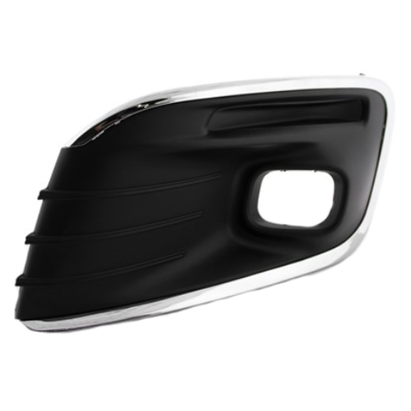 Решітка бампера ліва Citroen C-Elysee 17- (Polcar) з отвором хром