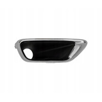 Решітка переднього бампера права Jeep Grand Cherokee 16- (Тайвань) хром/чорна 68261710AA