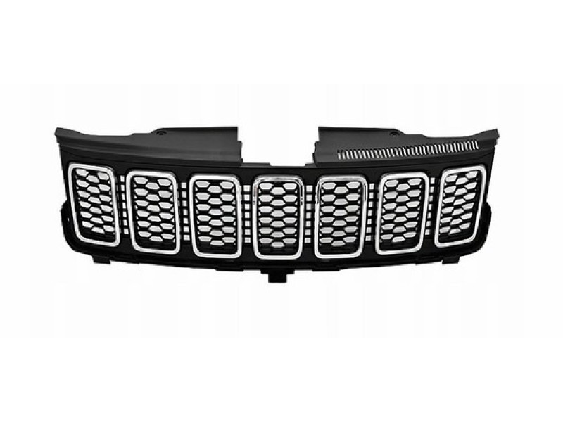 Решітка радіатора Jeep Grand Cherokee 16-21 (Тайвань) комплект, хром окуляри 68258419AB