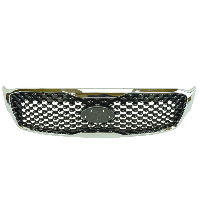 Решітка радіатора Kia Sorento 15-18 (Тайвань) чорна хром 86380C6000