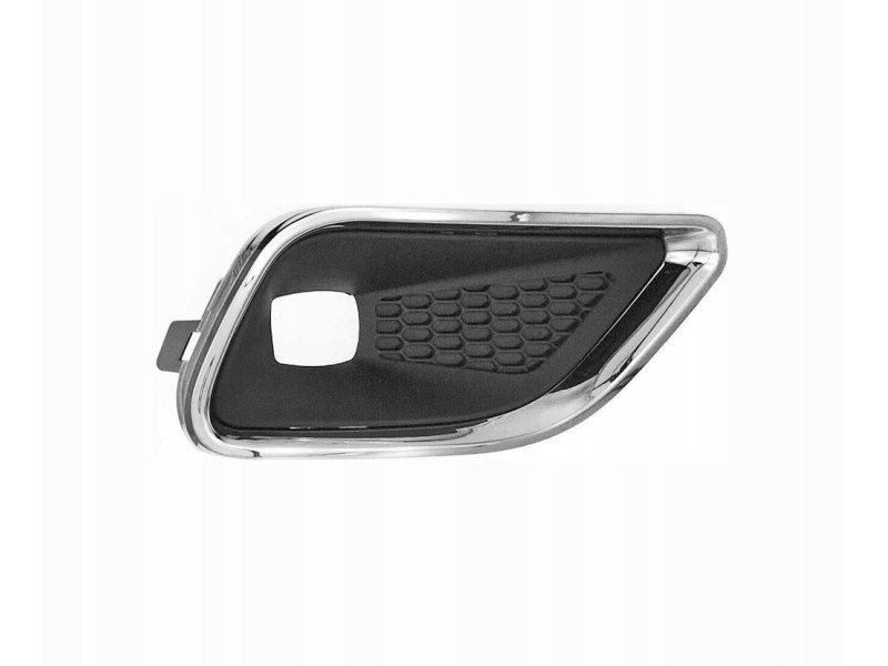 Решітка переднього бампера права Jeep Cherokee KL 18-21 (Китай) чорна / хром 68287994AB