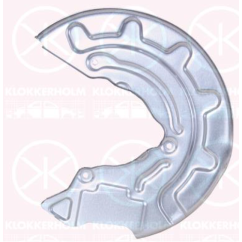 Захист гальмівного диска передній лівий Audi A3 2012-, VW Golf 7, Seat Leon 2012-, Octavia A7 2012- (276 мм)