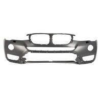 Бампер передній з отвором під омивач, під LED ПТФ BMW X3 F25 2014-2017 Тайвань 51117389897