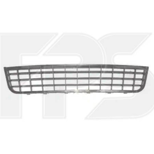 Решітка бампера середня Fiat Linea 2007-2013 (Тайвань) сіра