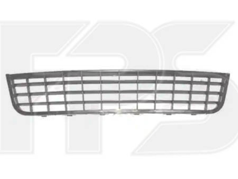 Решітка бампера середня Fiat Linea 07-13 (Тайвань) сіра