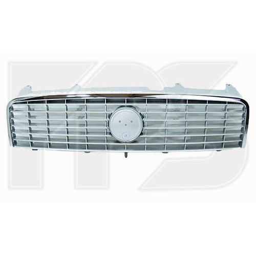 Решітка радіатора Fiat Linea 2007-2013 (Тайвань) сіра/хром
