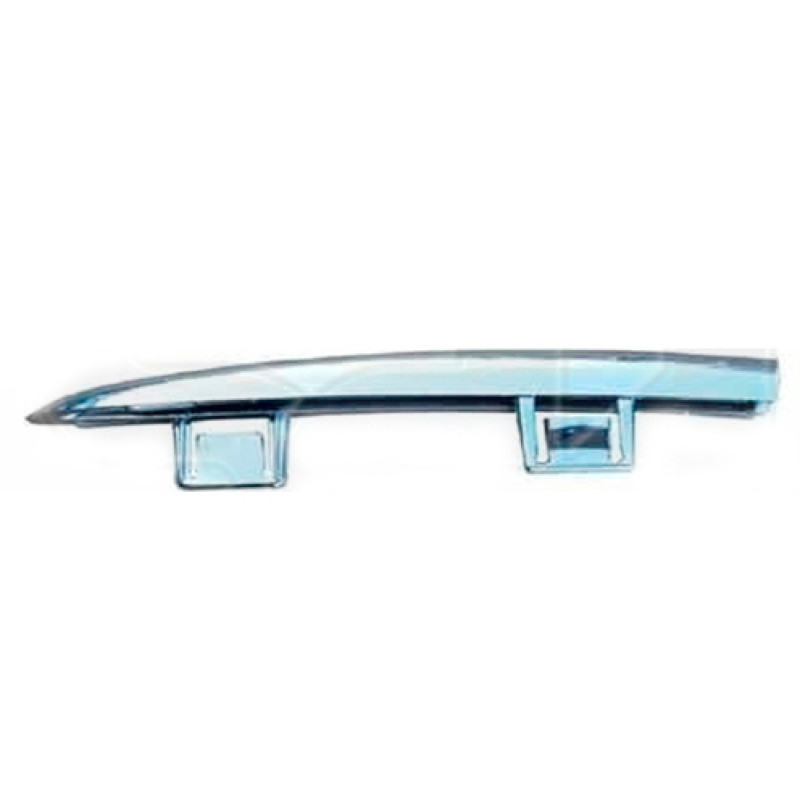 Молдинг решітки переднього бампера лівий Fiat Linea 13-16 (Тайвань) хром