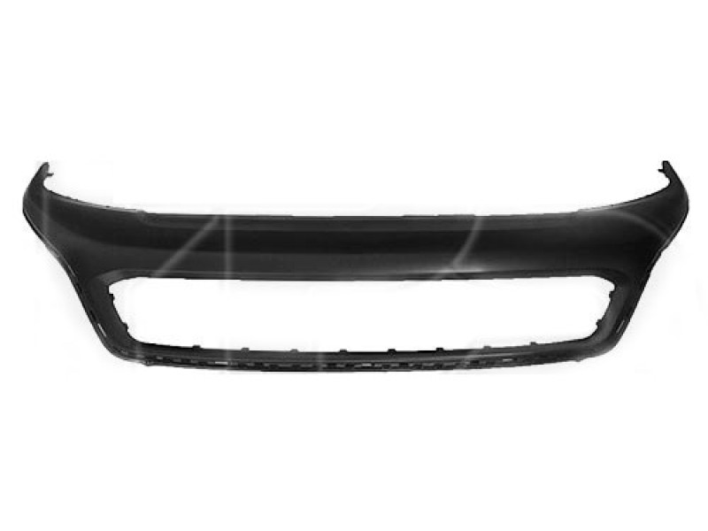 Накладка переднього бампера верхня Fiat Fiorino 17-, Qubo 17- (Тайвань) текстура