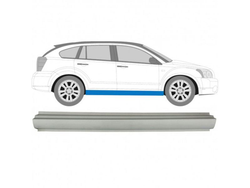 Поріг лівий/правий ремкомплект Dodge Caliber 06-13 (Polcar)