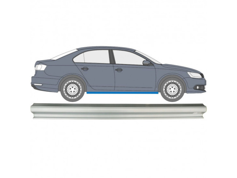 Поріг лівий/правий ремкомплект VW Jetta 6 11-18 (Polcar)