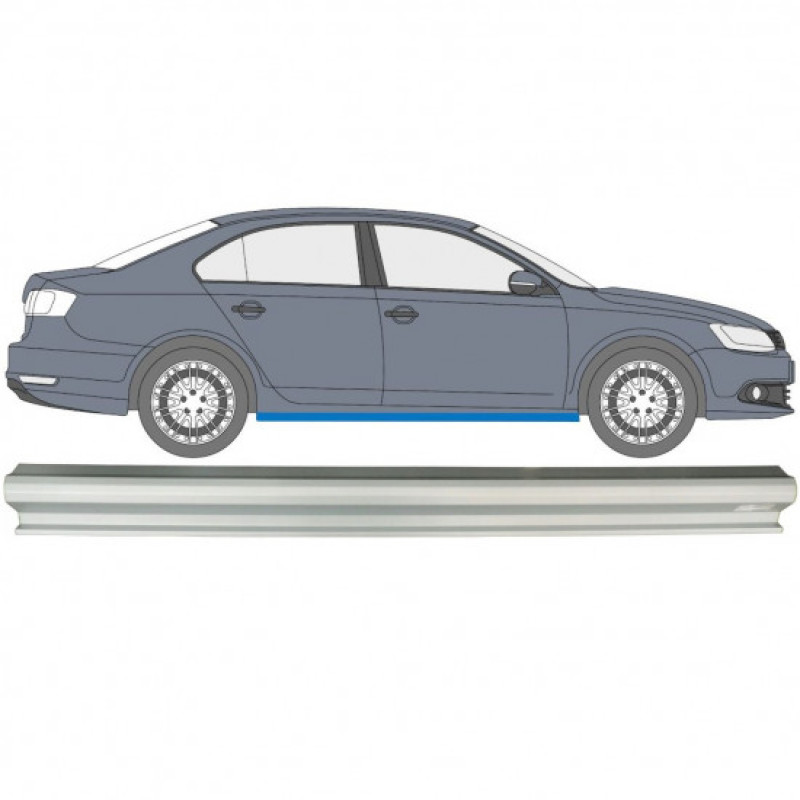 Поріг лівий/правий ремкомплект VW Jetta 6 11-18 (Polcar)