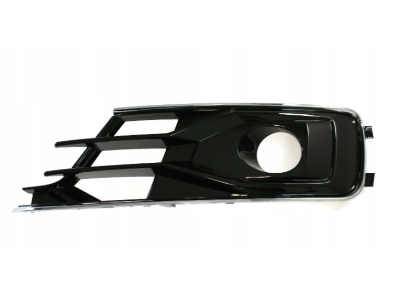 Решітка бампера права Audi A6 C7 14-18 (Тайвань) з отвором, 4G0807682AE