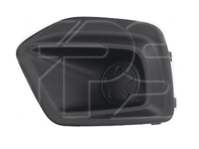 Решітка переднього бампера ліва Fiat Fiorino 17-, Qubo 17- (Тайвань) без отв., текстура