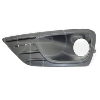 Решітка переднього бампера ліва Fiat Linea 13-16 (Тайвань) з отв.