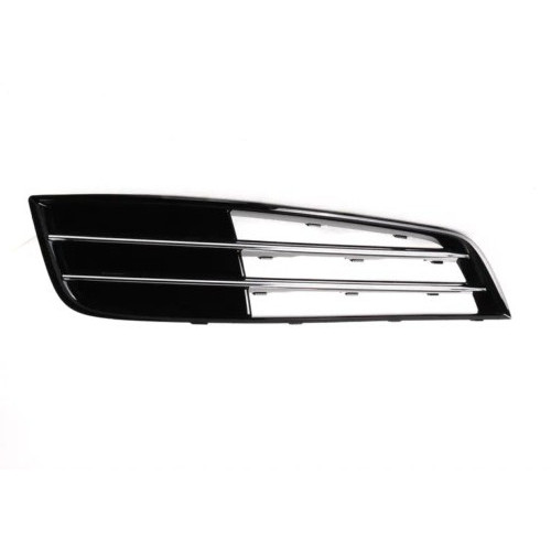 Решітка переднього бампера права Audi A8 D4 2010-2013 (Тайвань) без отв., два молдинги 4H0807680MT94