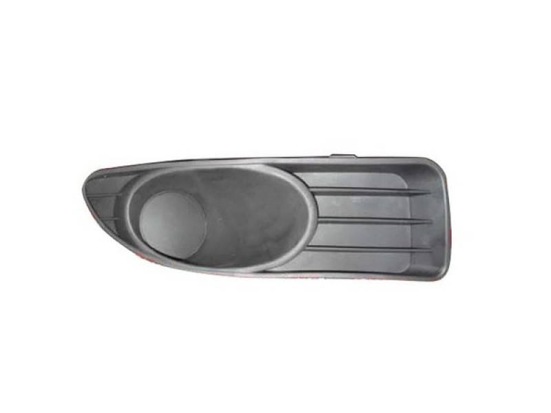 Решітка переднього бампера права Fiat Linea 07-13 (Тайвань) без отв., світло-сіра 735438370