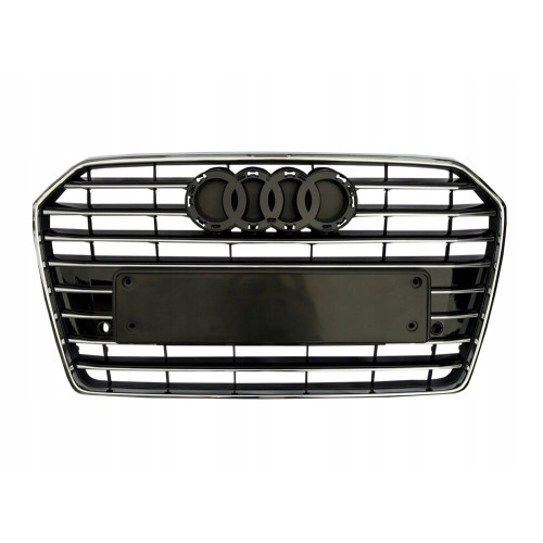 Решітка радіатора Audi A6 C7 2015-2018 (Тайвань) без значка 4G0853651AE