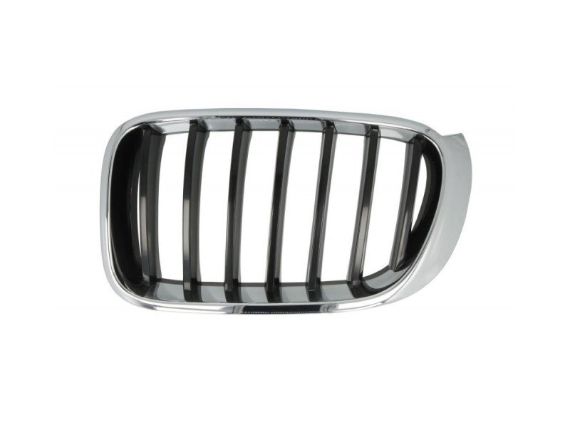 Решітка радіатора ліва BMW X3 F25 14-17 (Тайвань) хром / чорна 51117338571