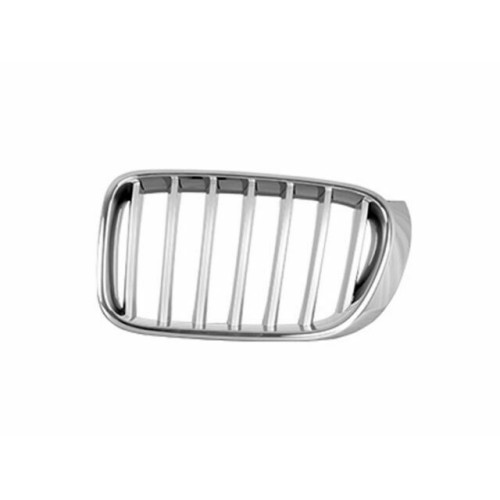 Решітка радіатора ліва BMW X3 F25 2014-2017 (BAPMIC) хром / сірий металік 51137367421