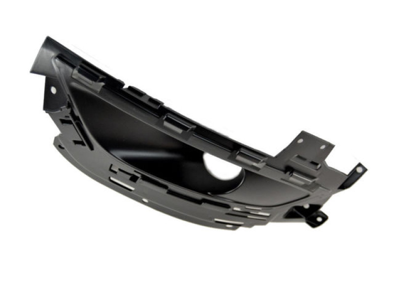 Решітка переднього бампера ліва Chrysler 200 14-17 (Тайвань) під круглу ПТФ, чорний мат 68228873AC