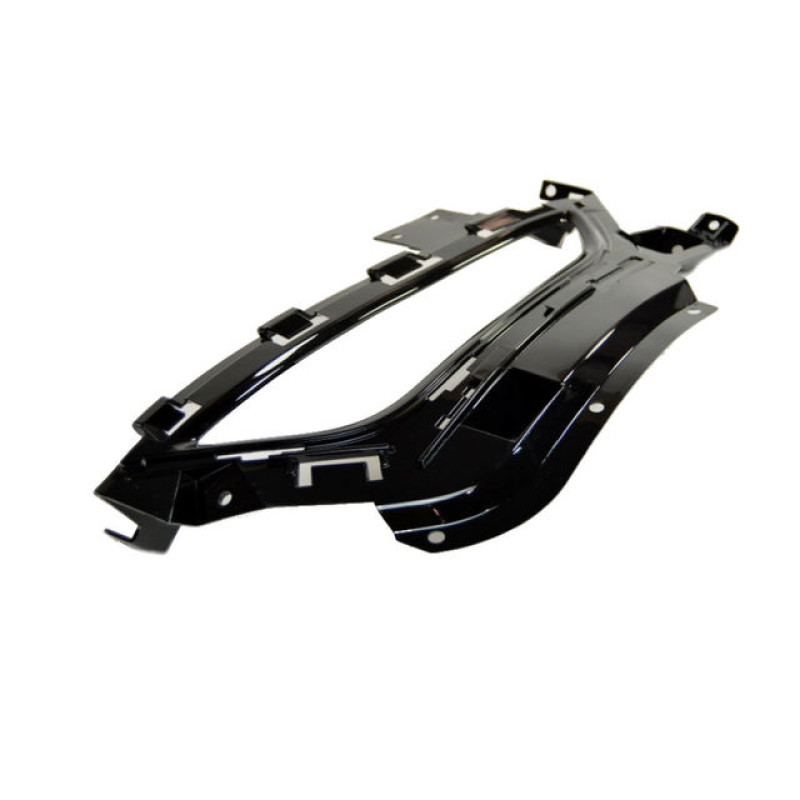 Решітка переднього бампера ліва Chrysler 200 14-17 (Тайвань) під плоску ПТФ, чорний глянець 68203005AC