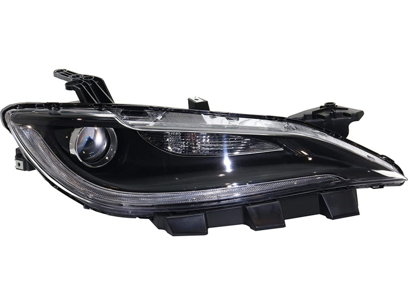 Фара передня права Chrysler 200 14-17 (TYC) чорна, мех., HB3 LED 68284787AA