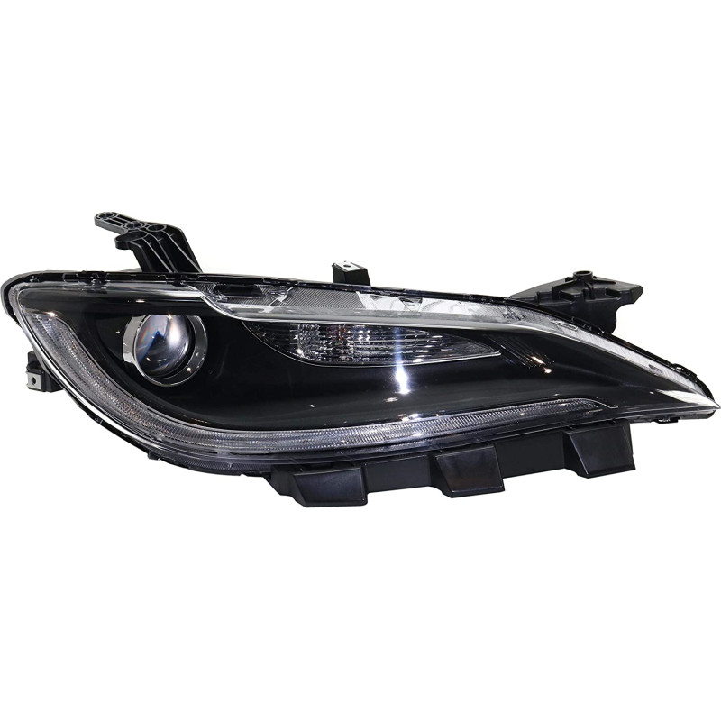 Фара передня права Chrysler 200 14-17 (TYC) чорна, мех., HB3 LED 68284787AA