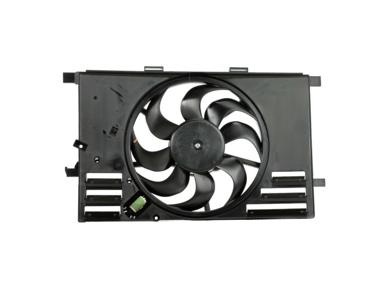 Вентилятор охолодження Fiat 500X, Jeep Renegade двигун 2.4 (Polcar) з дифузором 68360299AA