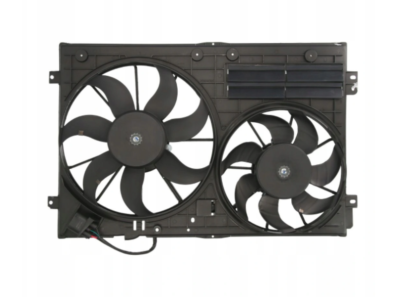 Вентилятор з дифузором VW Jetta 5, 6, Golf 5, 6, Passat B6, B7, CC, Skoda Octavia A5, A7, Superb 2 1K0121207BB9B9