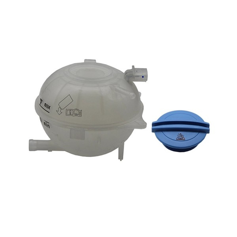 Розширювальний бачок з кришкою для Skoda Fabia I, II, III (1999-2021), Rapid (2012-2021), Roomster (2006-2015), VW Polo IV, V (2002-2021)