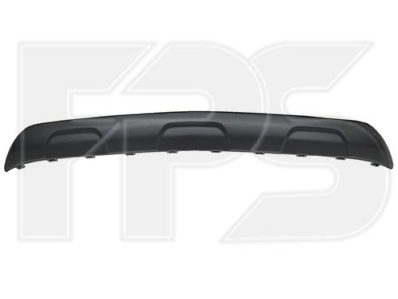 Накладка бампера передня Chevrolet Trax 2017- (Тайвань) чорна.