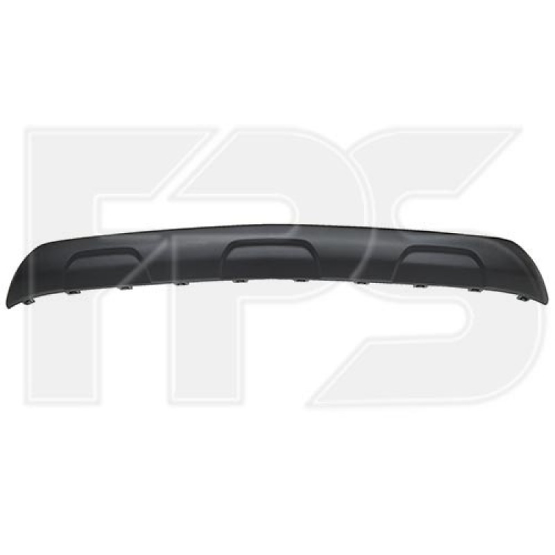 Накладка бампера передня Chevrolet Trax 2017- (Тайвань) чорна.