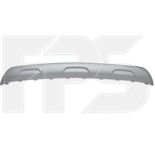 Накладка переднього бампера сіра Chevrolet Trax 2017-2022 (Тайвань)