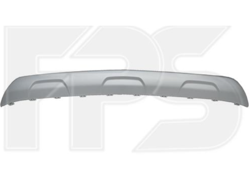 Накладка переднього бампера сіра Chevrolet Trax 17- (Тайвань)