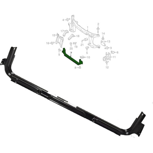 Панель передня нижня Mercedes Vito W447 15- (Тайвань) A4478800403
