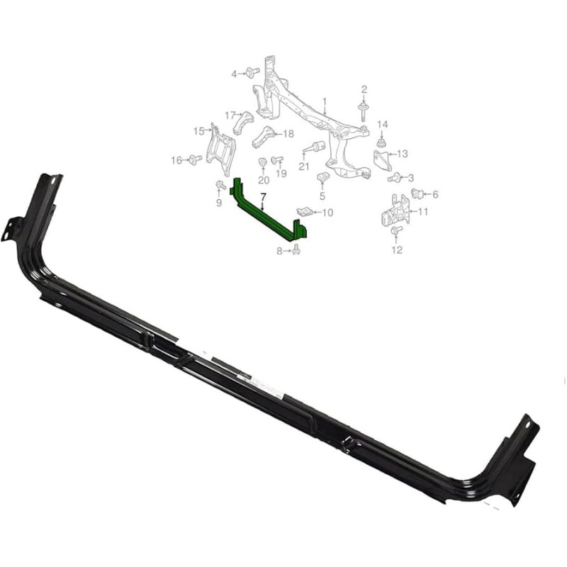 Панель передня нижня Mercedes Vito W447 15- (Тайвань) A4478800403