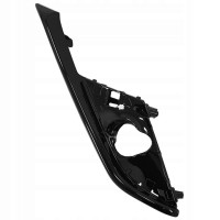 Решітка переднього бампера ліва Mazda CX-3 18- (Тайвань) чорний глянець DL8V50C21