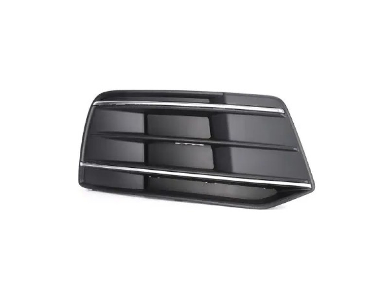 Решітка переднього бампера права Audi Q5 17-20 (Тайвань) матова, 2 молдинги 80A807680DRU6