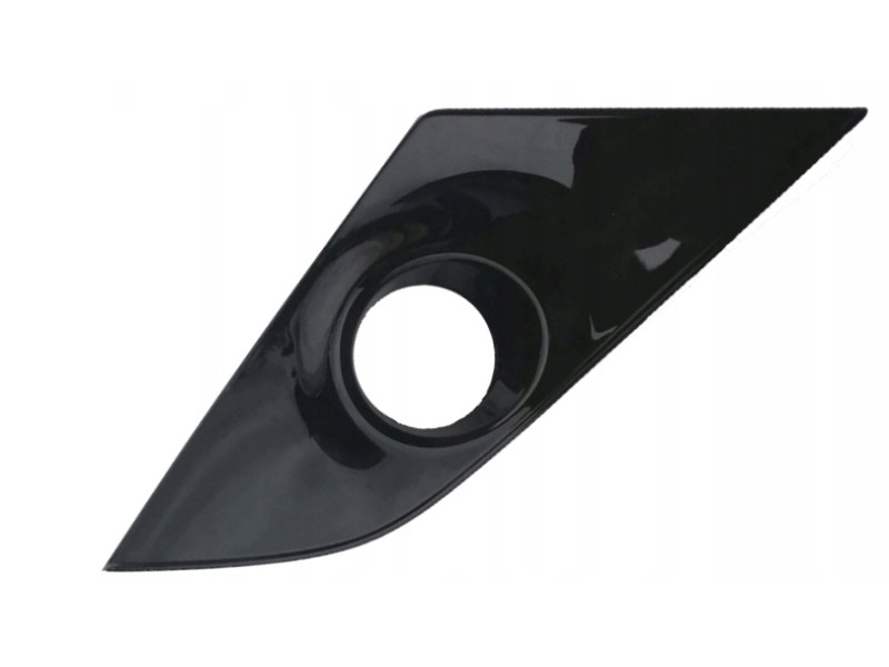 Решітка переднього бампера права зовнішня Mazda CX-3 18- (Тайвань) чорний глянець DL8V50C12