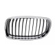Решітка радіатора ліва BMW 3 E90/E91 2008-2011 (Тайвань) хром, чорна 51137201967