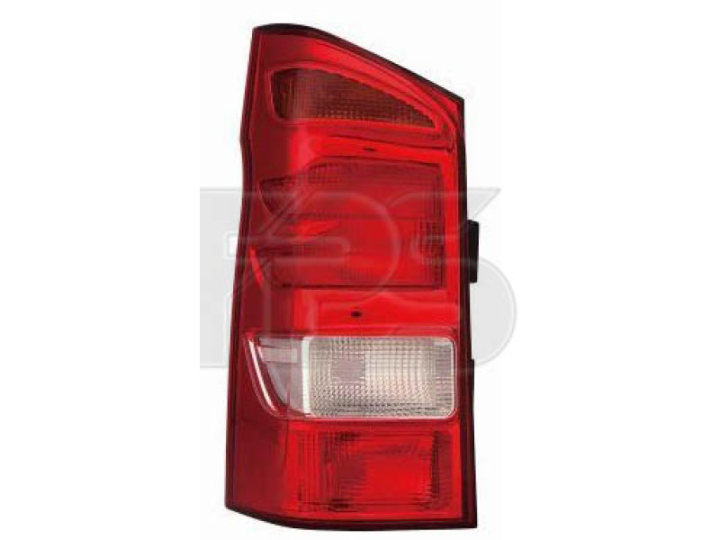 Ліхтар задній лівий Mercedes Vito W447 15- під 1 дверку (ляда) (Depo)