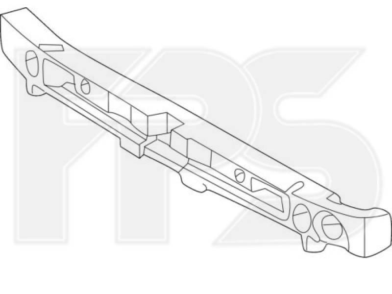 Абсорбер переднього бампера VW Golf 7 2017-2020 (Тайвань)