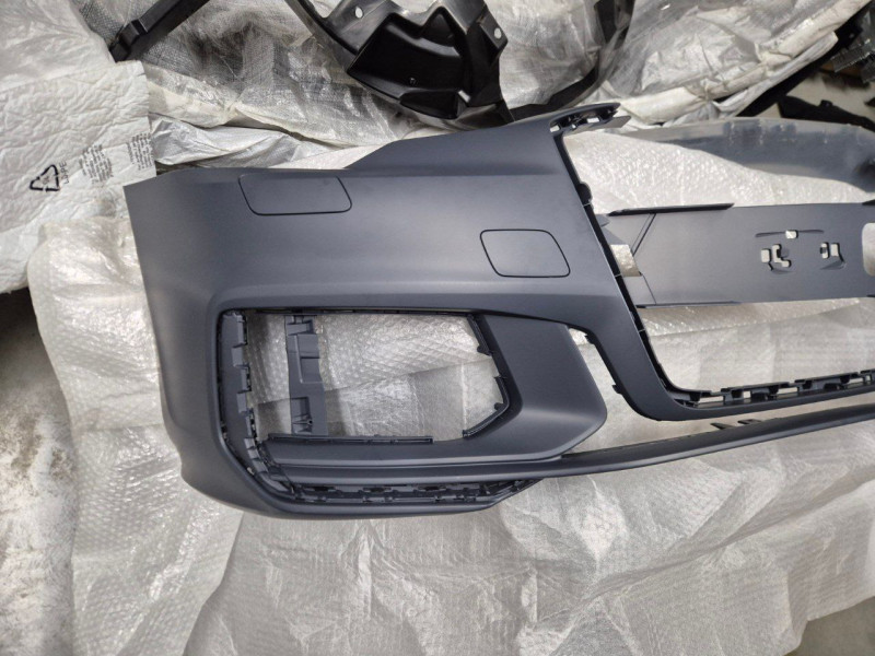 Бампер передній з отворами під омивач та п/тронік Audi A6 C8 2019-2022 S-Line Тайвань 4K0807065CGRU